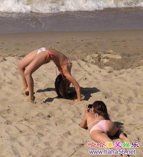 沙滩美女